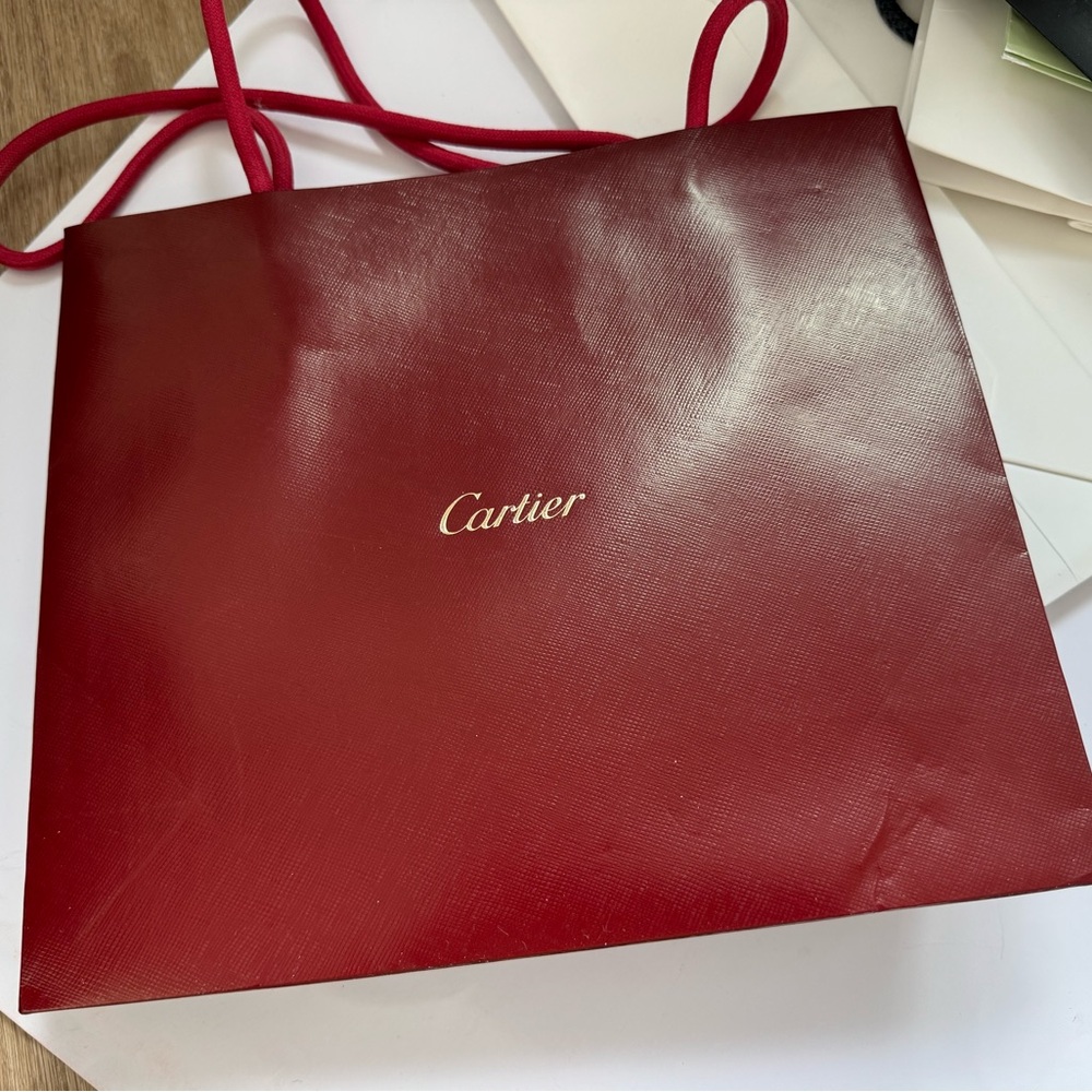 Cartier Red Shopping Bag